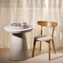 004799-SABLE - Tolbo - Chaise en noyer – sable