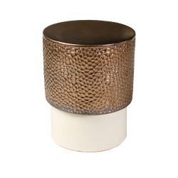  Bout de canapé en céramique H57 - bronze  Astré