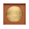 004854-ARGILE OR - Signature - Plateau en bois laqué et feuille d’argent 18×18 – argile or