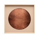 004854-PASTEL CUIVRE DARK - Signature - Plateau en bois laqué et feuille d’argent 18×18 – pastel cuivre dark