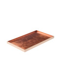 002663-PASTEL CUIVRE DARK - Signature - Plateau rectangulaire en laque 30×18 – pastel cuivre