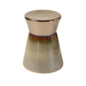 003083-BRONZE - Chai - Bout de canapé en céramique H49cm - bronze