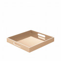 000334-PASTEL BLANC - Signature - Plateau en laque 32×32 – pastel blanc