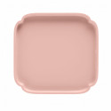 004779-ROSE MYSORE - Etamine - Petit plateau en laque 15x15 - rose mysore