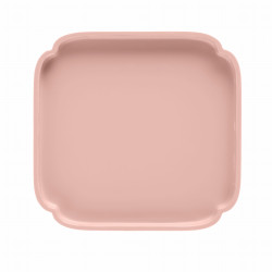  Petit plateau en laque 15x15 - rose mysore  Etamine
