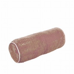  Traversin en velours de soie - rose mysore  Samarcande