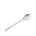 003697-GRIS ACIER OR - Kumquat - Cuillère à dessert en acier inoxydable - gris acier or