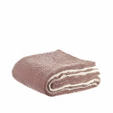 003663-ROSE MYSORE - Samarcande - Couvre-lit en velours de soie 250 x220 - Rose mysore
