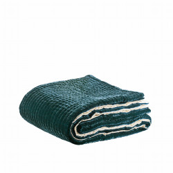  Couvre-lit en velours de soie 250x220 - vert céleste  Samarcande