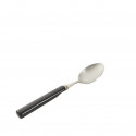 003686-NOIR - Litchi - Cuillère à soupe en acier inoxydable noir